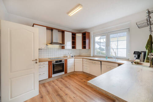 Blick in die Küche - 