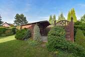 Gartenhaus mit Freisitz - 