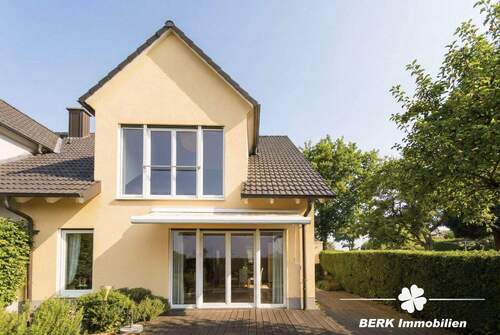 Rückseite - Doppelhaushälfte mit 155,90 m&sup2; in Haibach zum Kaufen