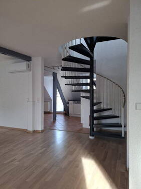 Wendeltreppe zum Schlafzi. - 