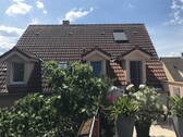 Rückansicht Terrasse - Einfamilienhaus mit 157,00 m&sup2; in Karlsruhe zum Kaufen