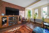 Wohnzimmer - 3 Zimmer Etagenwohnung zum Kaufen in Bremen