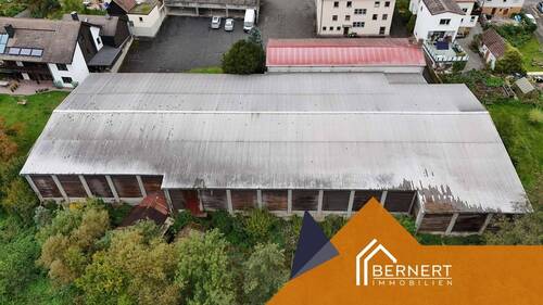 Lagerhalle Luftbild Rückseite - 