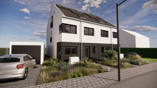 Straßenansicht - 5 Zimmer Doppelhaushälfte zum Kaufen in Hamm