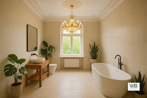 Badezimmer - Sanierte Luxus-Altbauwohnungen + Balkon zum Mitgestalten - Östliche Ringgebiet Braunschweig