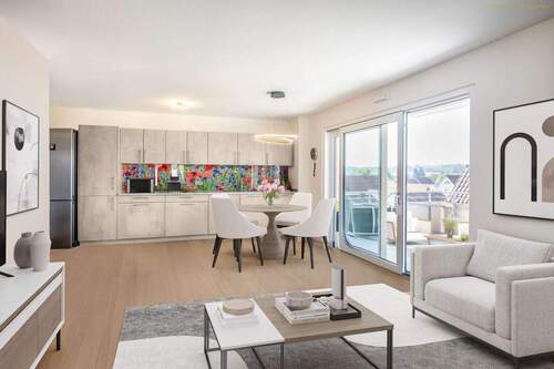 Wohnen / Essen / Küche - Etagenwohnung mit 68,40 m² in Herbertingen zum Kaufen