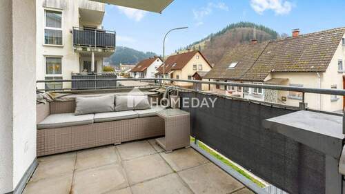 Loggia 1 - 3 Zimmer Etagenwohnung in Zell im Wiesental
