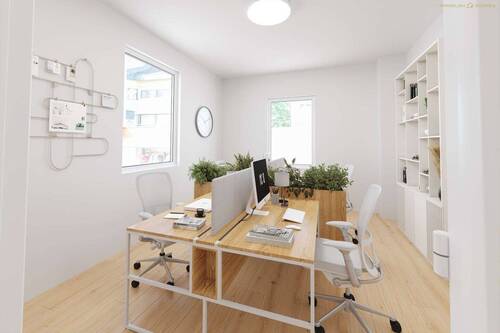EG - Büro - animiert - 1 Zimmer Gewerbeobjekt (Büro, Produktion, Verkauf) in Mengen