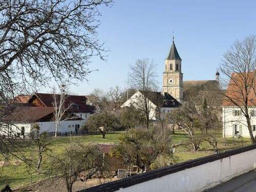 Blick aufs Kloster Polling - 