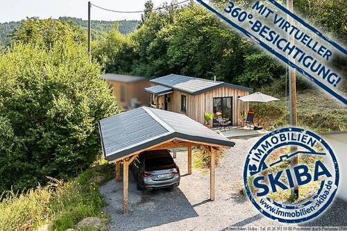 Tiny House mit Carport - Kleines, kompaktes Tiny House mit Terrasse und Carport in Acht zwischen Mayen und Adenau