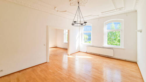 Wohnzimmer - 4 Zimmer Etagenwohnung zum Kaufen in Braunschweig / Viewegs Garten-Bebelhof