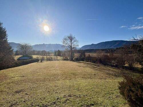 Bild 1 - RESERVIERT: Atemberaubender Berg- und Weitblick: Bungalow in erster Reihe am Murnauer Moos