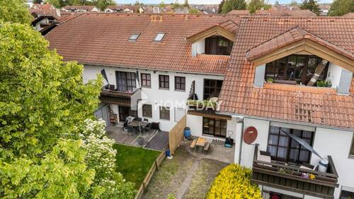 Außenansicht Drohne 5 - Etagenwohnung mit 61,00 m&sup2; in Rosenheim zum Kaufen
