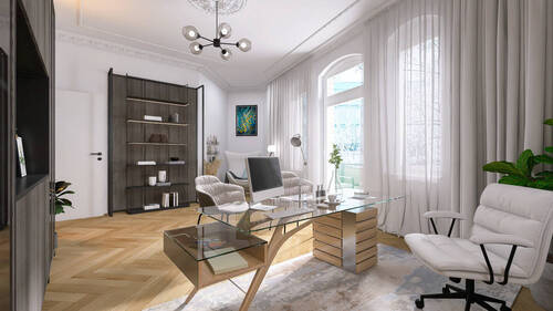 Visualisiert - Büro - 4 Zimmer Etagenwohnung zum Kaufen in Braunschweig