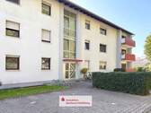 Titelbild mit Logo Kopie - 1-Zimmer-Wohnung in ruhiger Lage mit Balkon und Stellplatz in Oftersheim