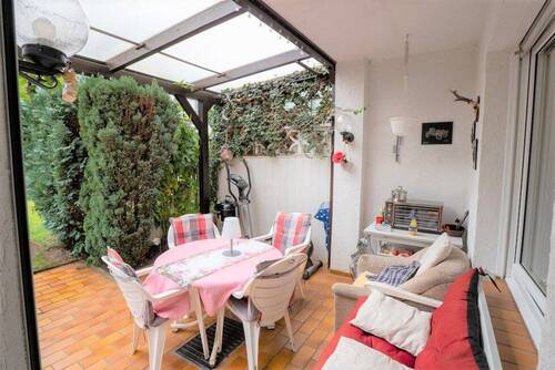 Die ca. 12,5 m² große Terrasse - 