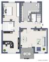 Grundriss der Wohnung - 