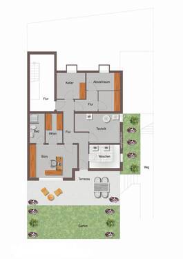 Gartengeschoss - 