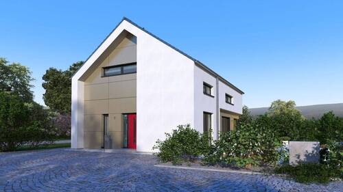 Ansicht Eingang Trespa - 5 Zimmer Einfamilienhaus zum Kaufen in Kaiserslautern