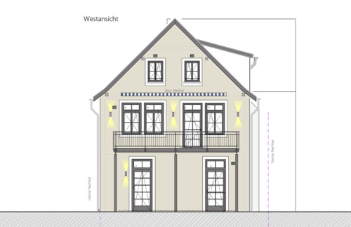 7_Suedansicht.png - Terrassenwohnung mit 38,00 m&sup2; in Künzelsau zur Miete