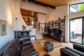 Wohnzimmer mit Kamin - 