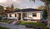 Bungalow-110-Vordach - Bungalow 110 - Ihr Zuhause ohne Stufen: Leichtigkeit, die jeden Tag begeistert