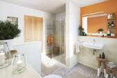Bungalow-110-Badezimmer - Einfamilienhaus mit 109,00 m&sup2; in Bad Harzburg zum Kaufen