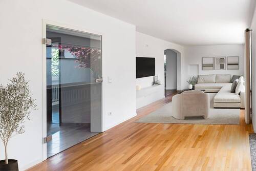 Mögliche Möblierung - 5 Zimmer Doppelhaushälfte in Pullach im Isartal