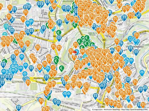 Geolyzer Kartenausschnitt - 