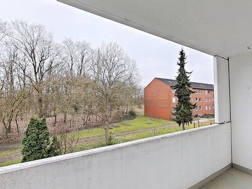Ansicht II: Balkon - 2- Zimmer mit 56,70 m&sup2; in Verden (Aller) zur Miete