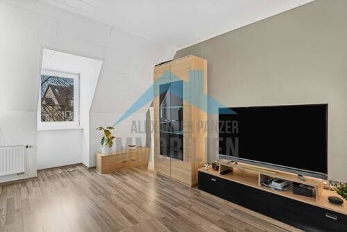 Wohnzimmer - Etagenwohnung mit 94,00 m² in Vellmar zum Kaufen