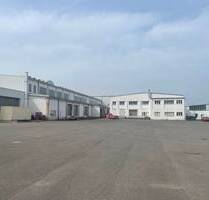 3 Lagerhallen mit Bürogebäude, Garagen und Freiflächen auf ca. 30.000 m² Grundstück - Machern Lübschütz