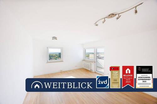 Wohnzimmer - WEITBLICK: Über den Dächern Besigheims!