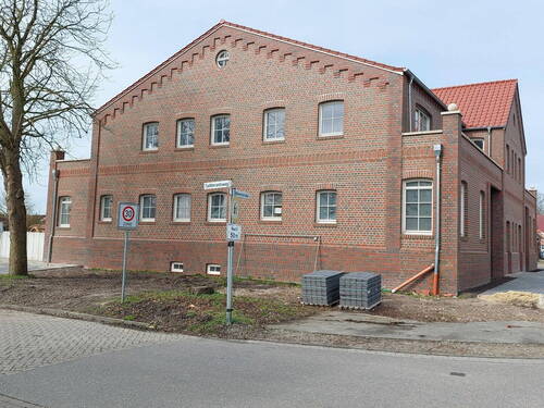Giebelansicht Tjabberantsweg - 3 Zimmer Etagenwohnung in Jemgum (Ditzum)