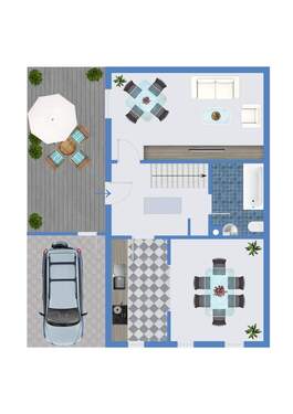 Erdgeschoß - Reihenendhaus mit 130,00 m&sup2; in Mutterstadt zum Kaufen