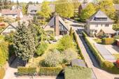 Luftaufnahme Garten - Modernisiertes Einfamilienhaus in Hamburg-Tonndorf - großzügig, durchdacht, ab sofort Ihr Zuhause!