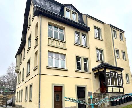 Gebäuderückseite - 2 Zimmer Etagenwohnung zur Miete in Sebnitz