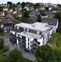 Luftbild - Barrierearme Erdgeschosswohnung mit Balkon