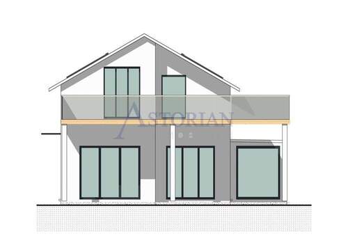 Schnitt des Hauses 5 - 