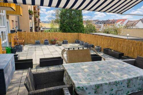 Willkommen in Neckarau - 4- Zimmer Eigentumswohnung mit großer Dachterrasse, in MA -Neckarau