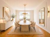 Esszimmer - Etagenwohnung mit 113,60 m&sup2; in Düsseldorf zum Kaufen