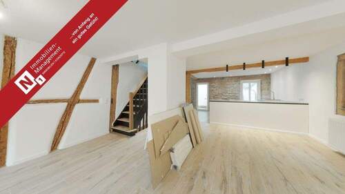 Wohnzimmer - Ein echtes Schmuckstück: Renoviertes Stadthaus mit Charme