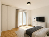 Schlafzimmer - 2 Zimmer Etagenwohnung in Düsseldorf