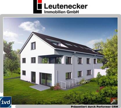 Ansicht Südwest - 4-Zimmer-Wohnung mit durchdachter Architektur in Marbach