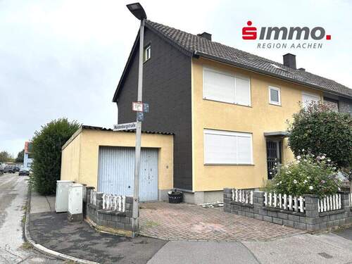 Ansicht - Doppelhaushälfte mit Garage in Merkstein