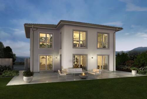 Ansicht Garten Abend - 