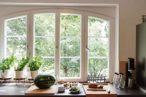 Blick aus der Küche - 