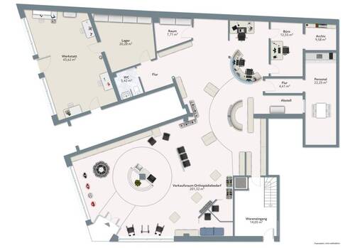 Verkaufsflächen - Gewerbeobjekt (Büro, Produktion, Verkauf) zum Kaufen in Bremen / Lesum