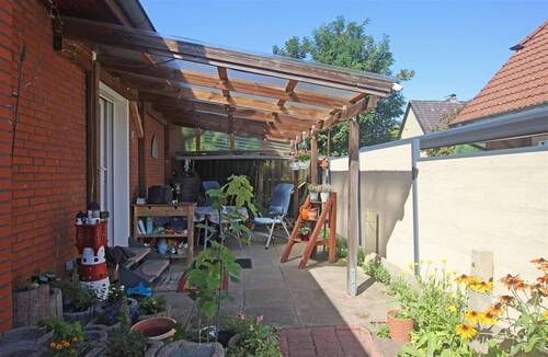 Blick auf die Terrasse - 