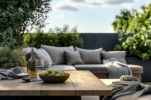 Dachterrasse - Willkommen über den Dächern – mitten in der Stadt